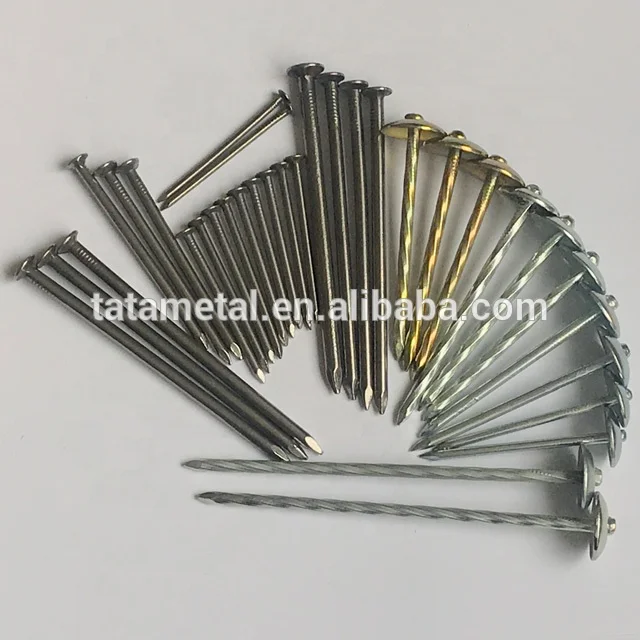 Кровельные гвозди с витой головкой