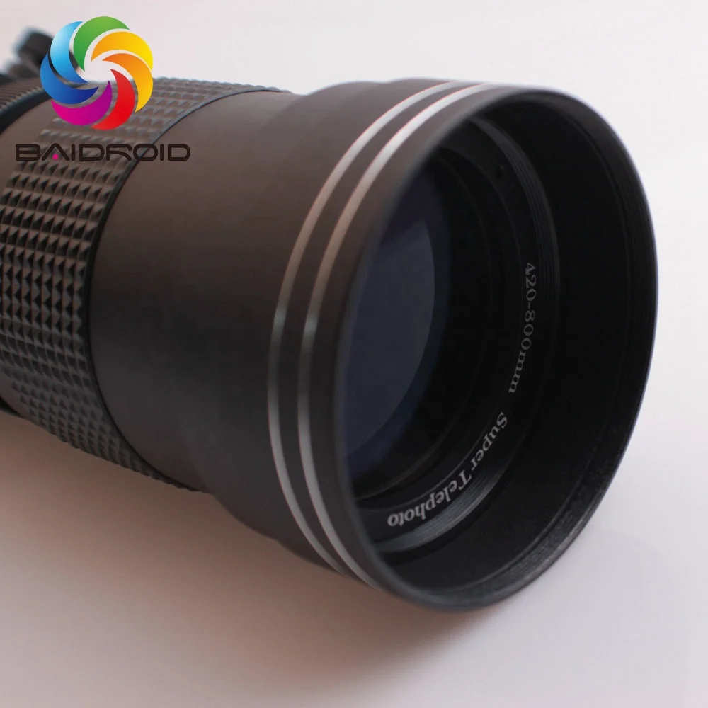 Long range 420-800mm f8.3-16 dslr camera lens for dslr camera (UV67mm )
