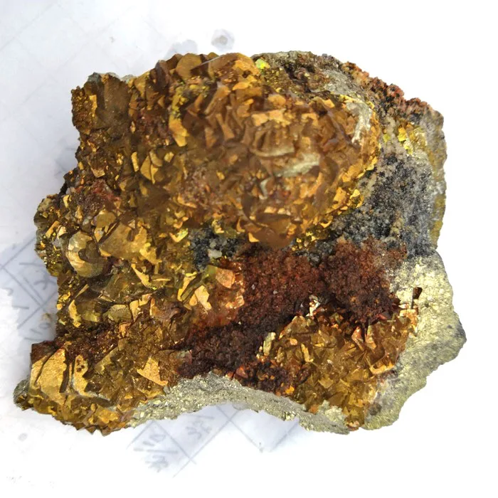 High-quality Natural Rough Chalcopyrite Crystal Raw Stone Chalcopyrite Mineral