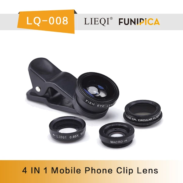4 в 1 мобильный телефон планшет камера пк клип объектива с рыбий глаз макро CPL объектив