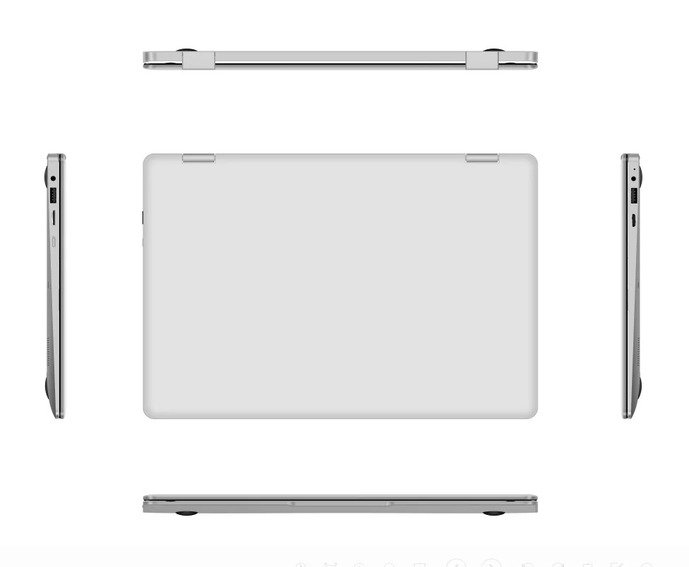 Ноутбук YEPO в металлическом корпусе N3350, 13,3 дюйма, 4 + 32 ГБ