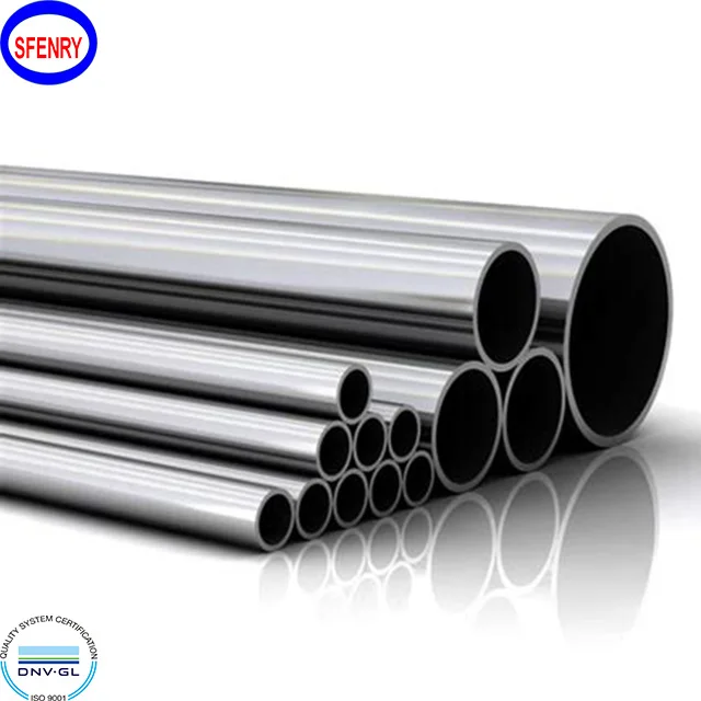 Sfenry ASME Standard B36.19 DN50 DN100 DN150 DN200 Stainless Steel Seamless Pipe Sch 40 304/304L/201/316/316L Round Shape 1-60mm