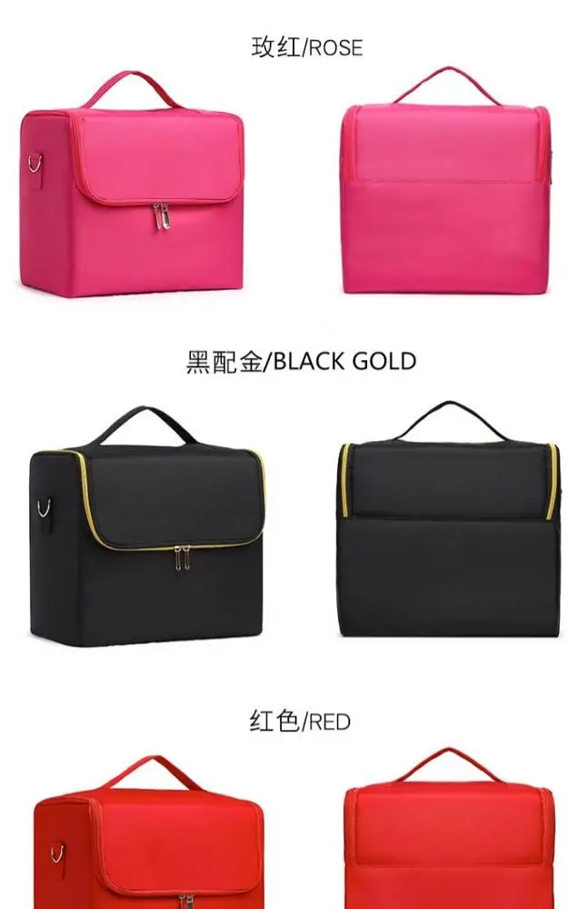 Оптовая продажа индивидуальный логотип с многослойной дорожной косметичкой специальный контейнер для хранения инструментов макияжа ресниц