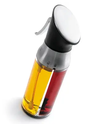 Класс пластмассы для пищевых продуктов 2 в 1 приготовления оливкового масла и уксуса спрей-дозатор для жидкого мыла бутылки для кухня