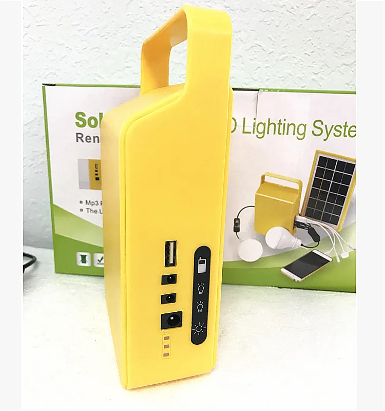 Mini Solar power system for camping light home emergency charging lighting 3W 5W Load Power (W)