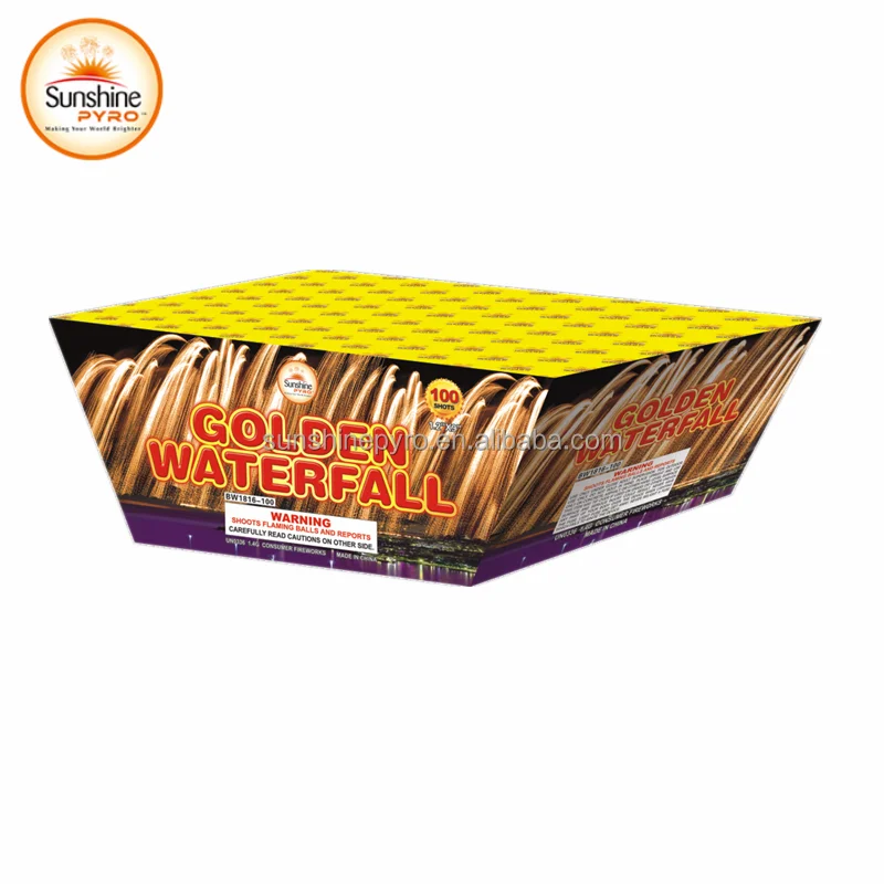 100 Shots Wholesale Cosnumer Display Fan Shape Cake Fireworks
