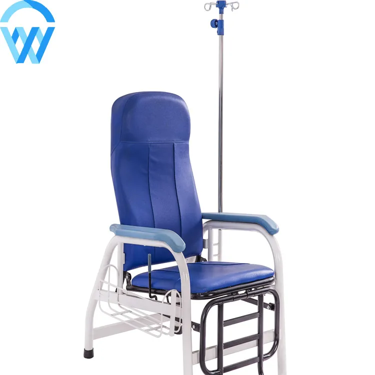 High quality reclining transfusion Medical furniture drip chair Height Adjustable Infusion Chair for Hospital Dental Chair