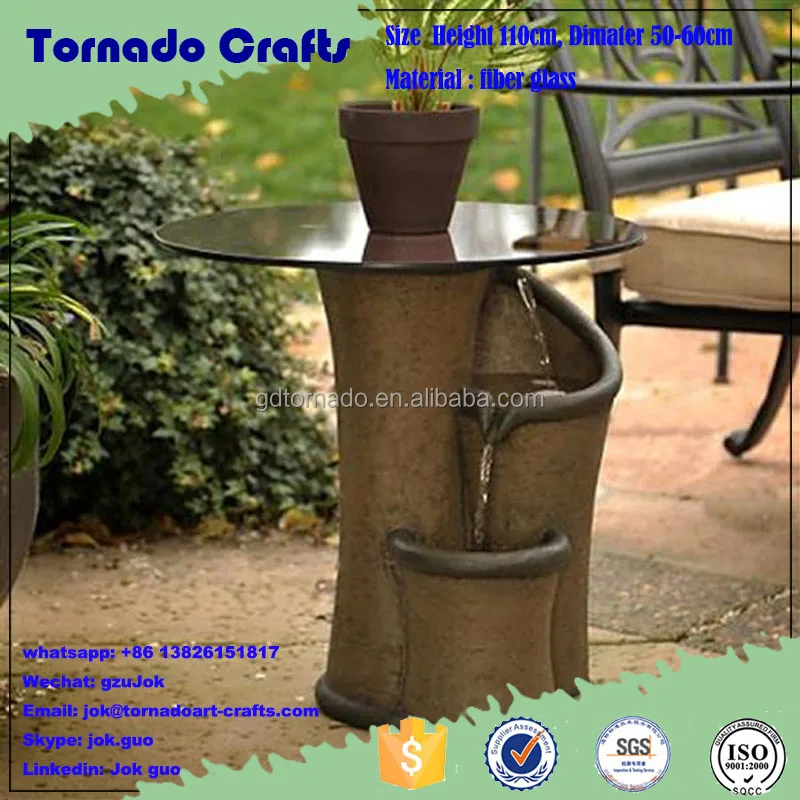 Classic Chinese Hotel Club restaurant decoration water landscape vase large courtyard ornaments soft decoration