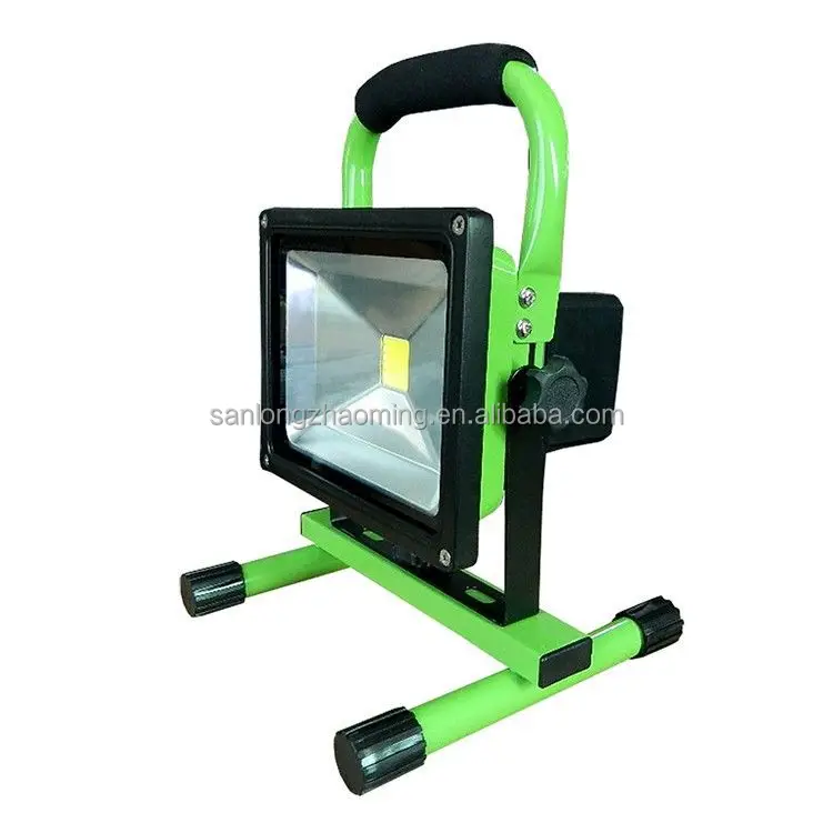 Camping light portable led emergency lamp 20w rechargeable led flood light with stand