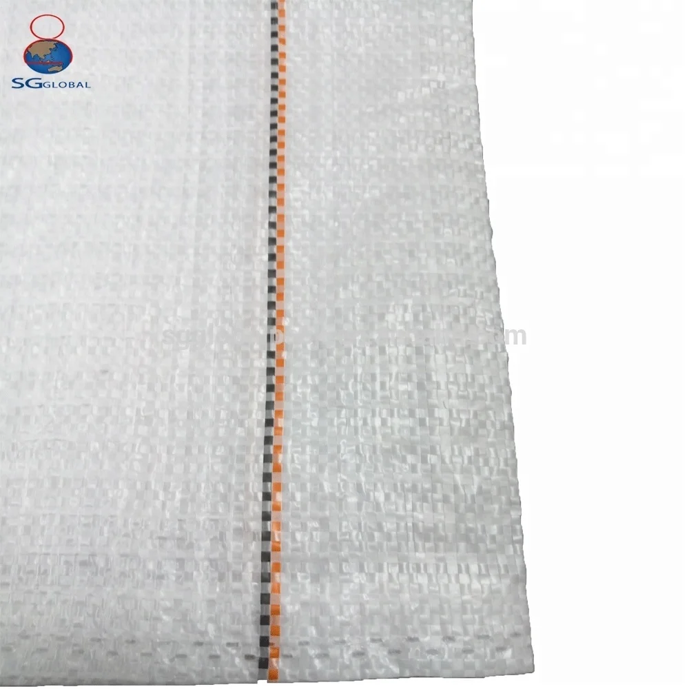 25kg 50kg 100kg rice flour maize corn grain packaging polypropylene white bags sacks