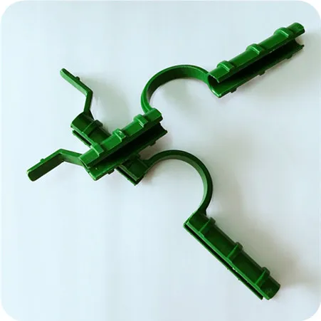 Greenhouse snap clamp for garden