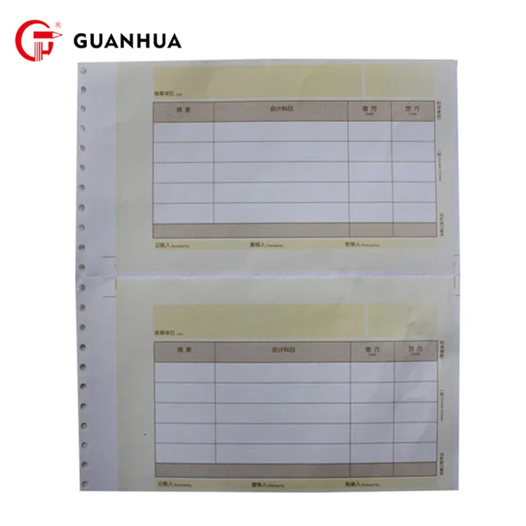 low price wholesale price 3 part computer paper 2ply continuous 2/3 ply for office