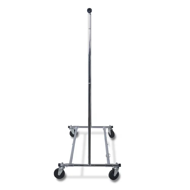 
High quality portable fordable iron steel clothes rack balcony clothes drying rack 