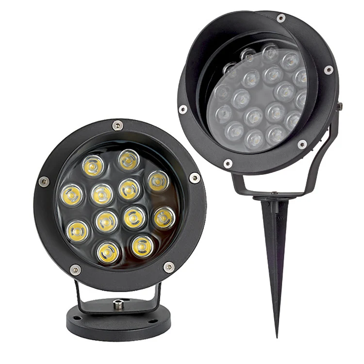 Smart Tuya RGB Outdoor Floodlight Power supply 12V 24V dc flood lamp 12watt led flood light 12w