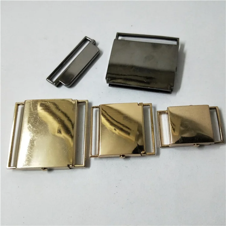 Alloy plastic side release metal belt Insert buckle Openable Safety Backpack spring lock buckle