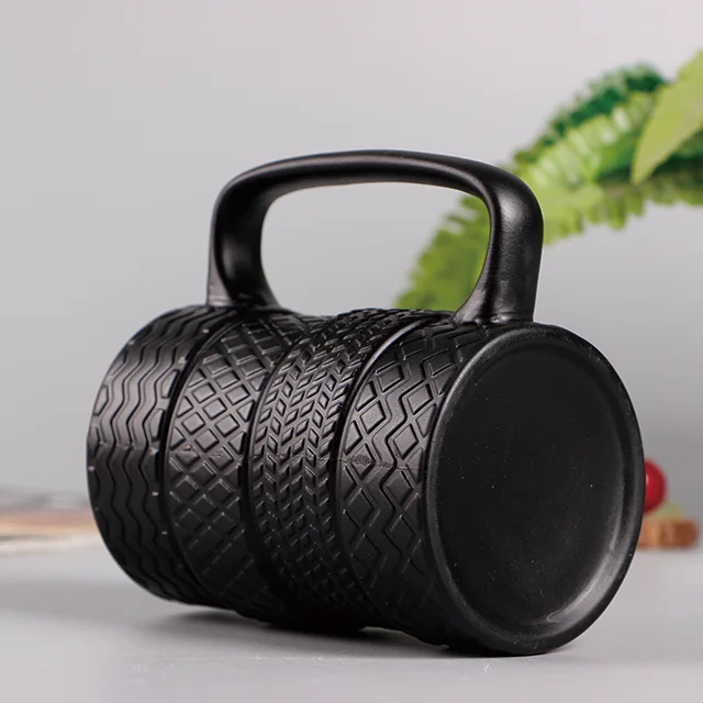 
Newest originality Automobile tire mugs ceramic cup Personalized mug for ceramic mugs 