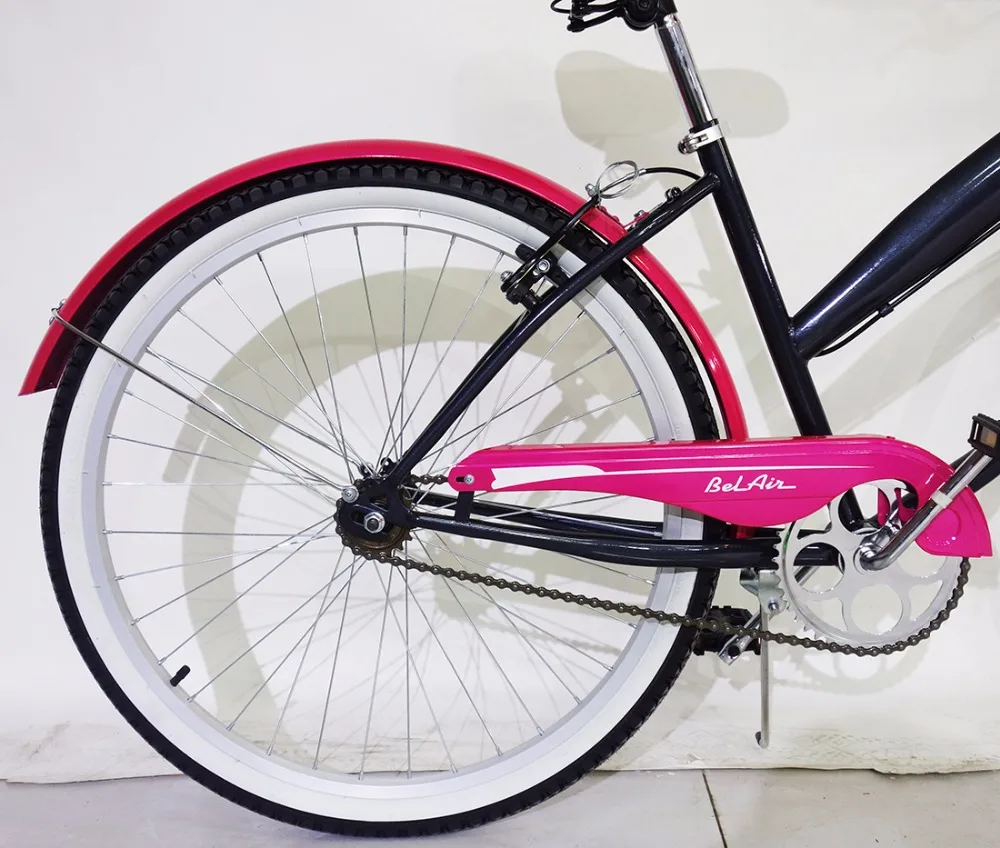 Cheap steel frame 26 inch single speed beach bike with coaster brake