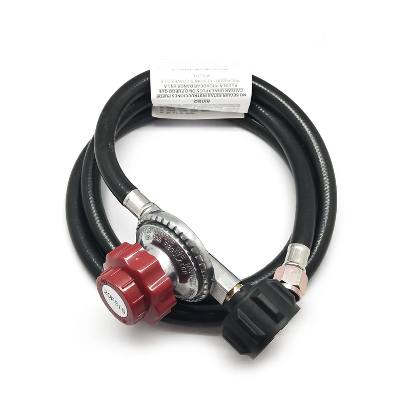 
LONGTIME 0-20 PSI BBQ Replacement LPG Pressure Regulator for Gas Grill with 4 FT Hose 