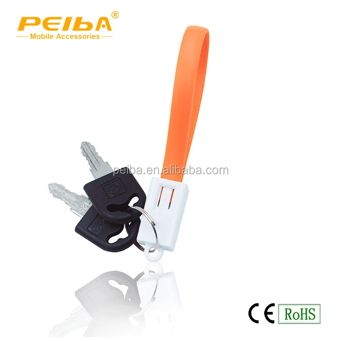 
2016 wholesale promotion Micro Charging USB 2.0 Cable Keyring Style Portable OTG Adapter Cable for Samsung Smartphone and Tablet 