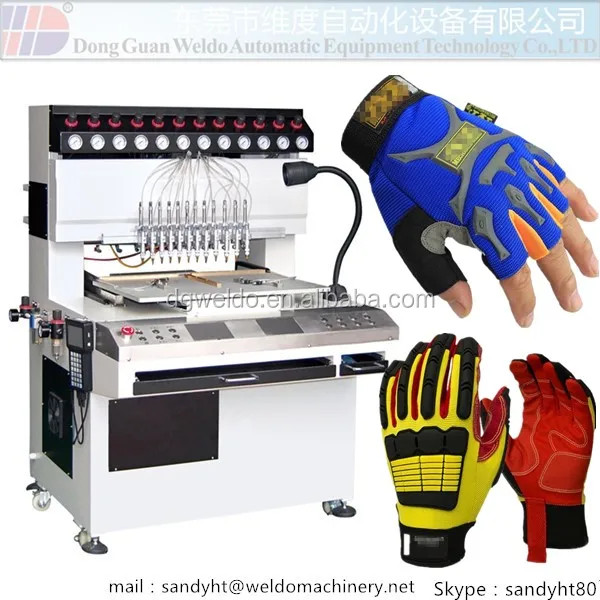 
Weldo 12 Colors Automatic TPR PVC gloves Making Machine 