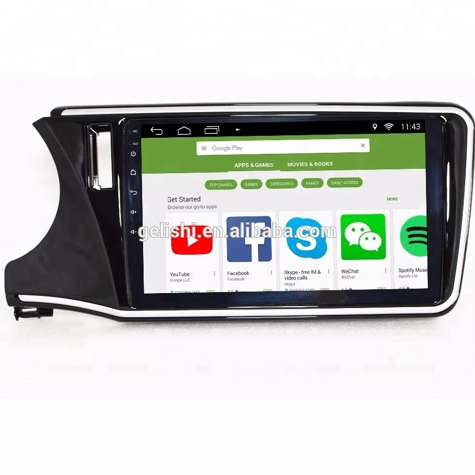 IPS Screen Car DVD Multimedia Player For Honda City 2014 2015 2016 Android Car Audio Stereo GPS Navigation