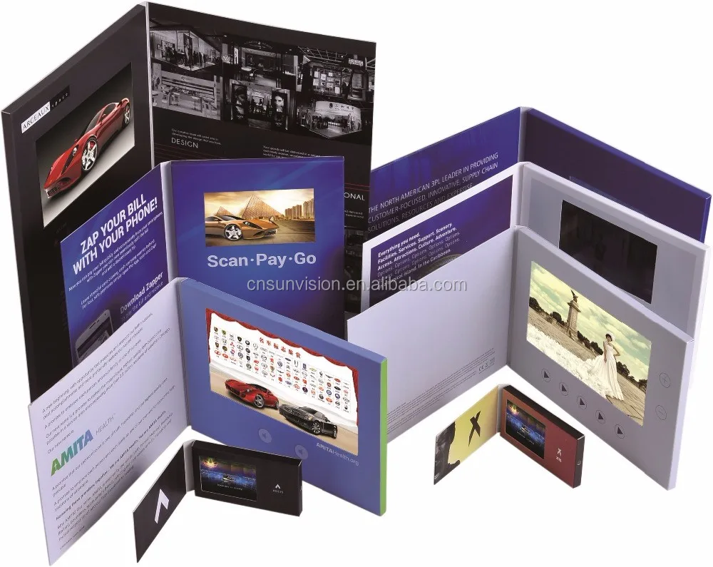 custom sound LCD display mini video player super slim POP advertising player for supermarket