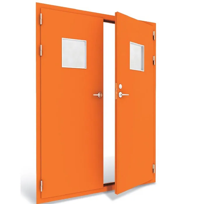 
Strong Galvanized Steel Material Fireproof 90 minutes Rated Fire Resistance Time Door 