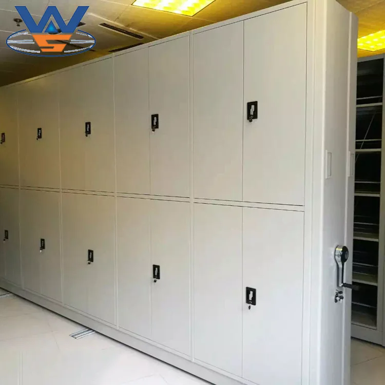 Metal File Cabinet Dividers Mobile Steel Movable Archives Storage Rack Shelving mobile file rack