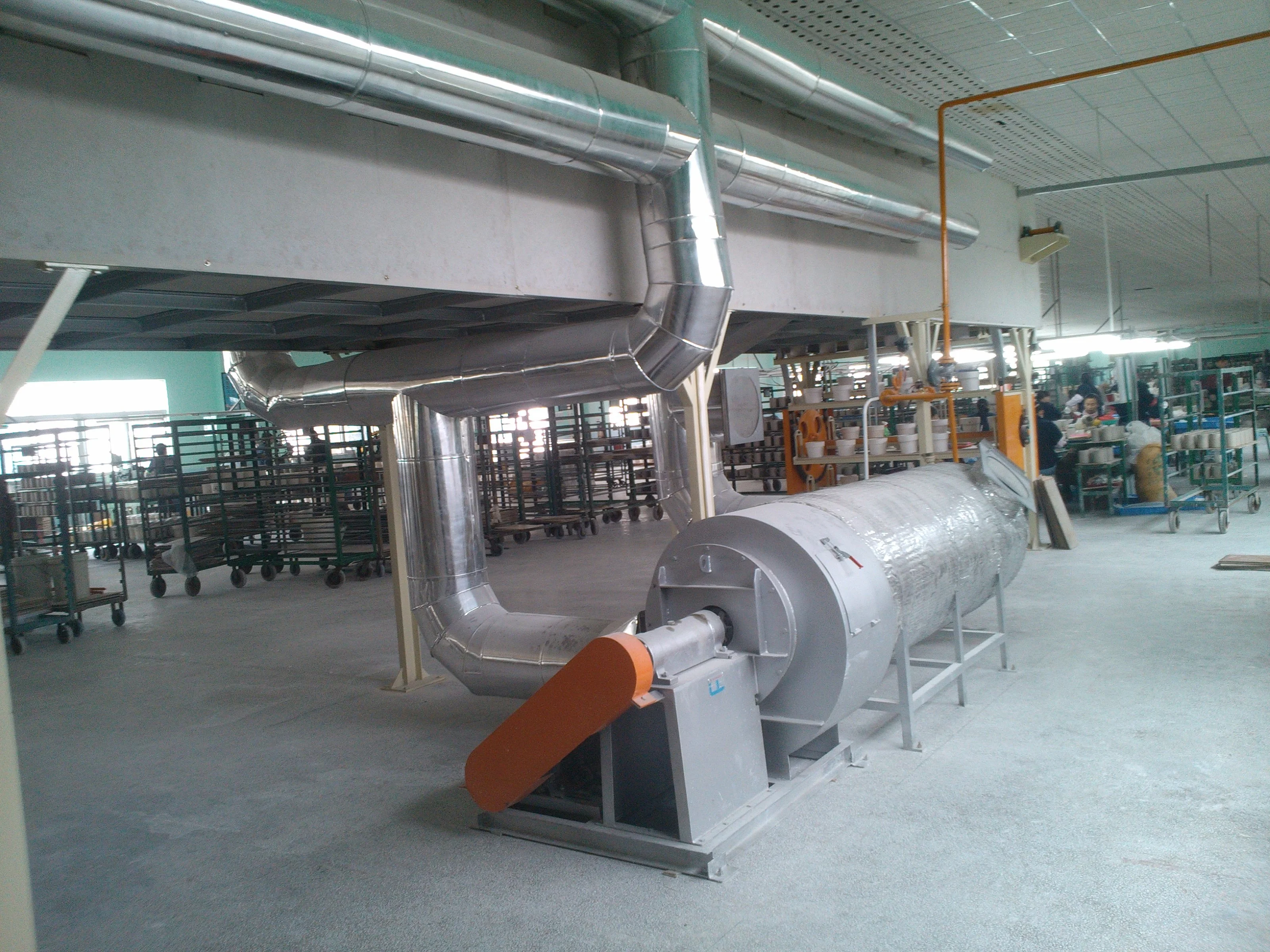 
ceramic tableware cups bowls drying line Basket type dryer 