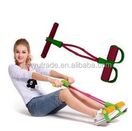 waist body tummy trimmer leg step fitness exerciser pull up resistance bands