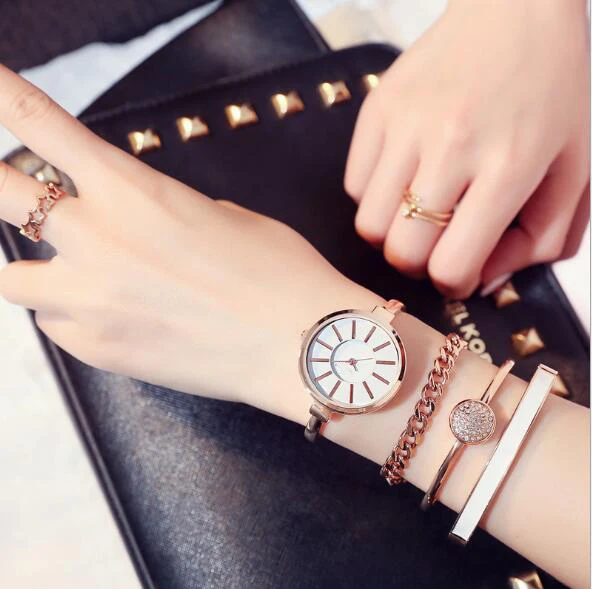 Online shopping gift for wedding or mothers day elegant Bracelet Watch Set