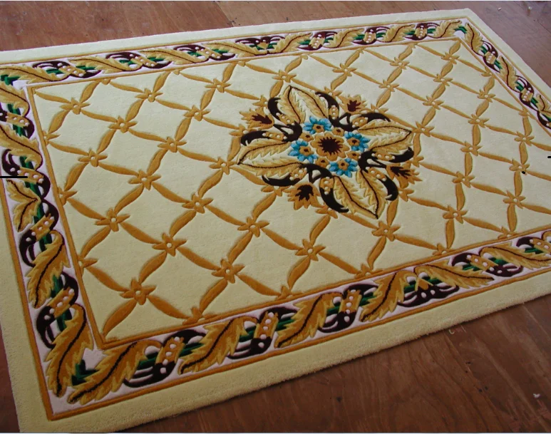 100% Premium-grade New Zealand Wool Rugs For Five-star Hotel, High-end Apartment.