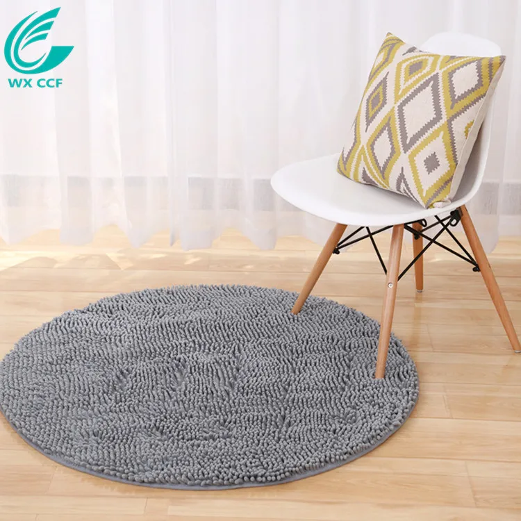 Хоум центр из микрофибры нескользящие чувствовал круглый