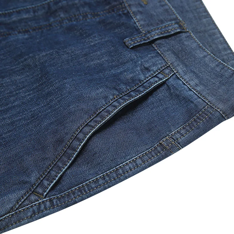 The straight man jeans regular big size add logo more pockets for work  customized yulin OEM jeans