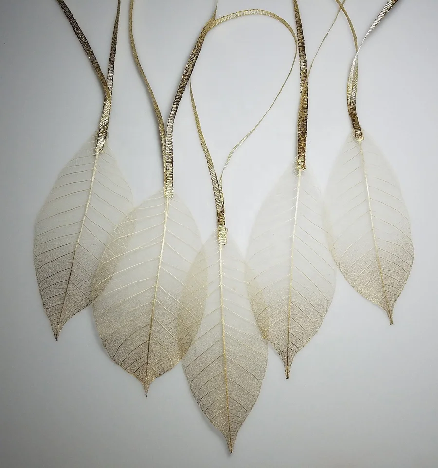 Small Medium Large Bulk Pack Natural Skeleton Leaves For Wedding Table Decoration