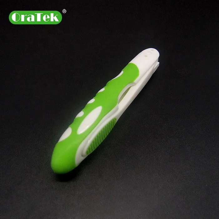 2024 Romania  hotsale and new style Portable Folding Toothbrush with Super Soft Bristle Travelling Toothbrush