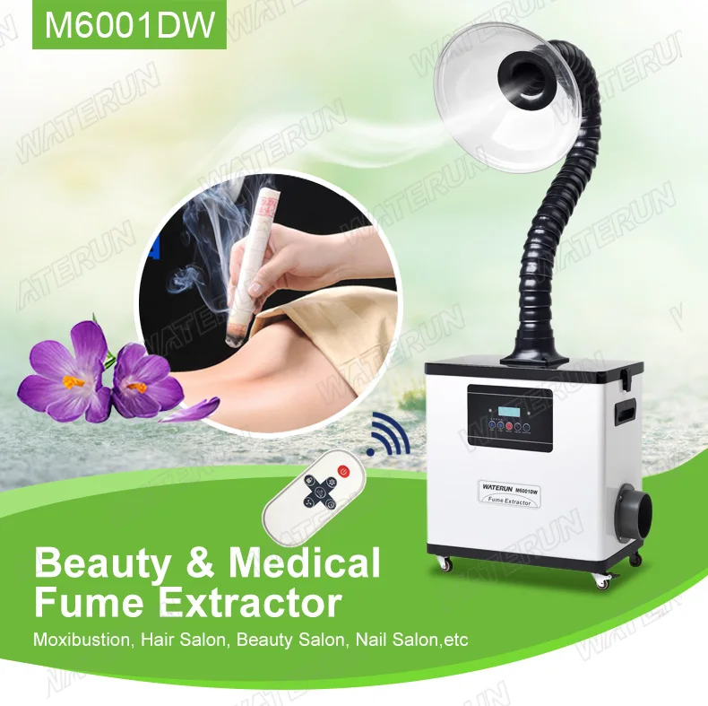 Shenzhen China beauty salon & medical fume extractor with digital display air cleaning equipment