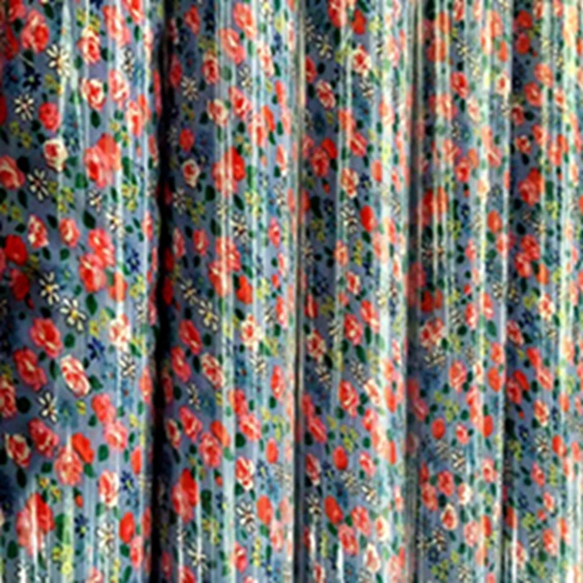 2018 new style stock with printing rayon fabric stocklot