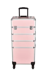 Профессиональная коробка для макияжа, большая вместимость, многослойный Универсальный чехол с колесиками для салона красоты