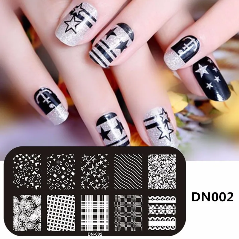 Nail Art Stamp Stamping Template Image Plates