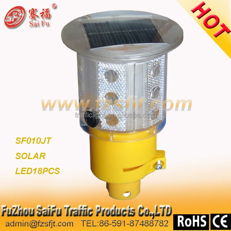 solar led traffic flare light for cone /road safety/barrier/garden/port