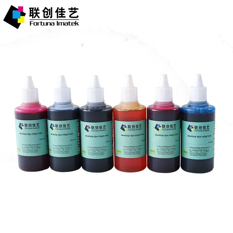 100ml 6 Colors Water Based Ink For Canon TS8080 TS9080 TS6080  MG7780 MG6880