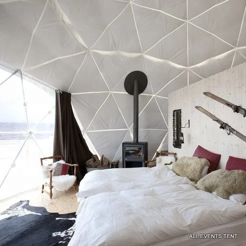 Transparent Or Custom Printed Special Geodesic Dome House