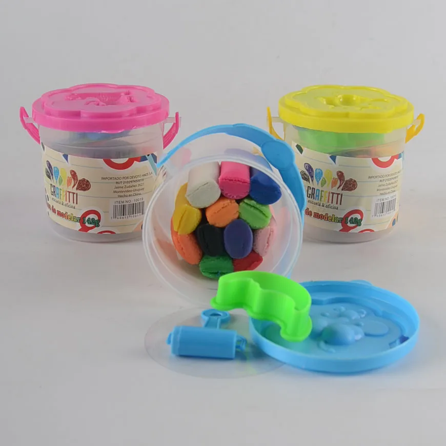 12 PCS Plasticine Playdough with Mould for Children