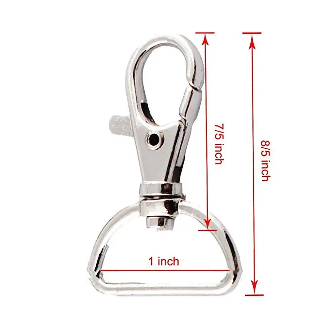 Триггер защелкивает прочные Застежки Карабин практичный D-образный Поворотный