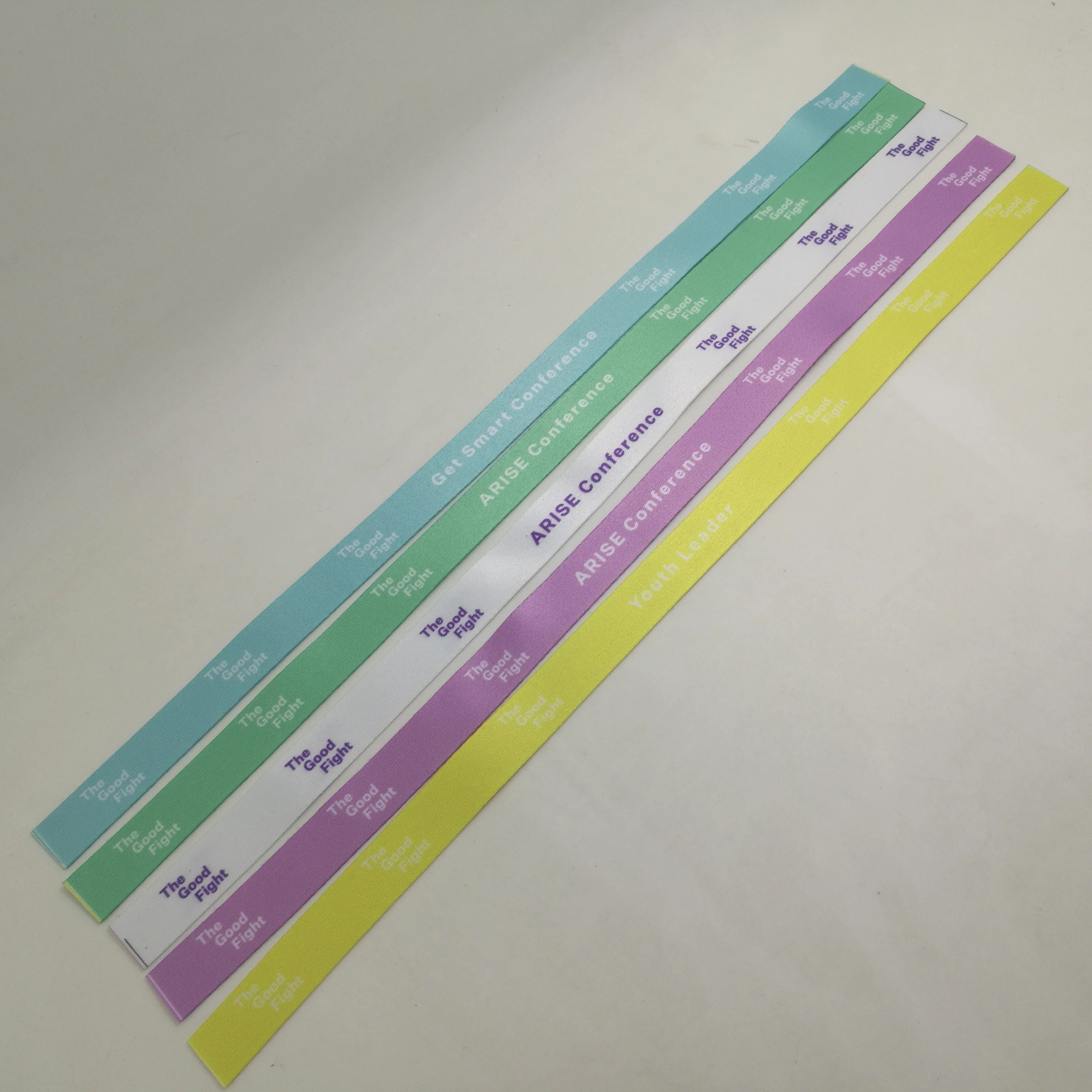 festival events  wristband  with aluminum clip  mixed colors