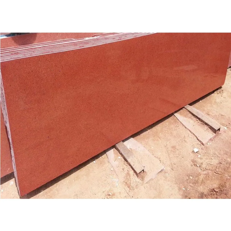 Polished India Lakha Red Granite Slabs