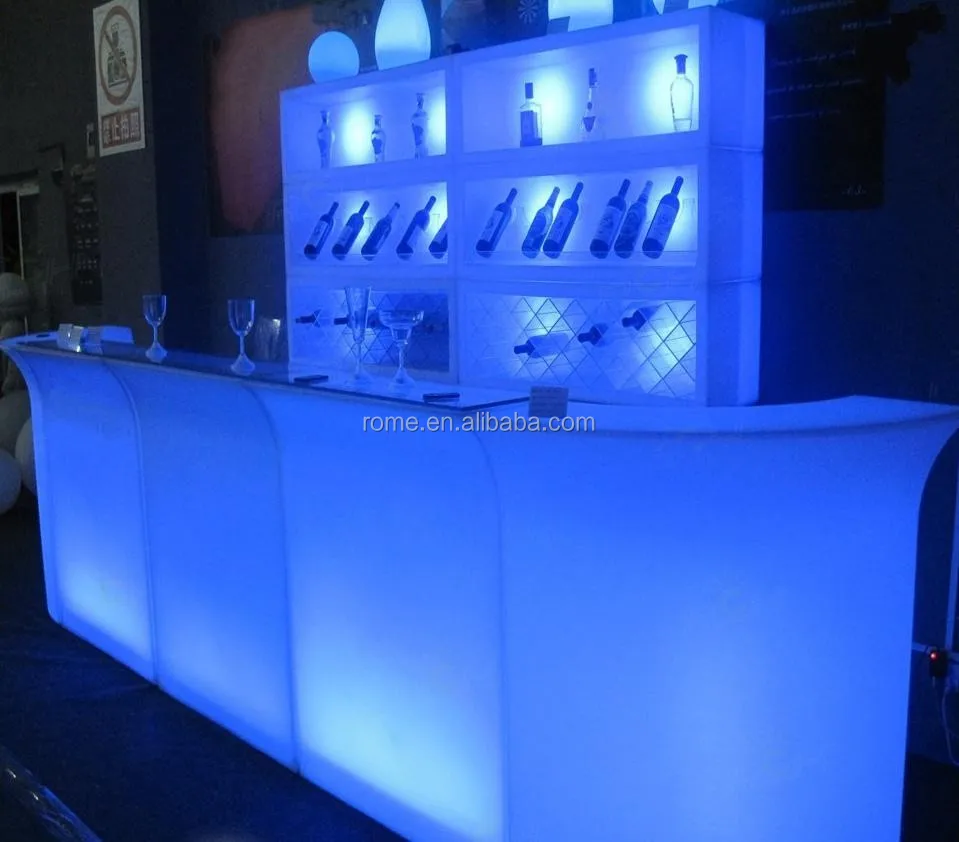China factory led bar cocktail furniture led bar counter for outdoor/garden