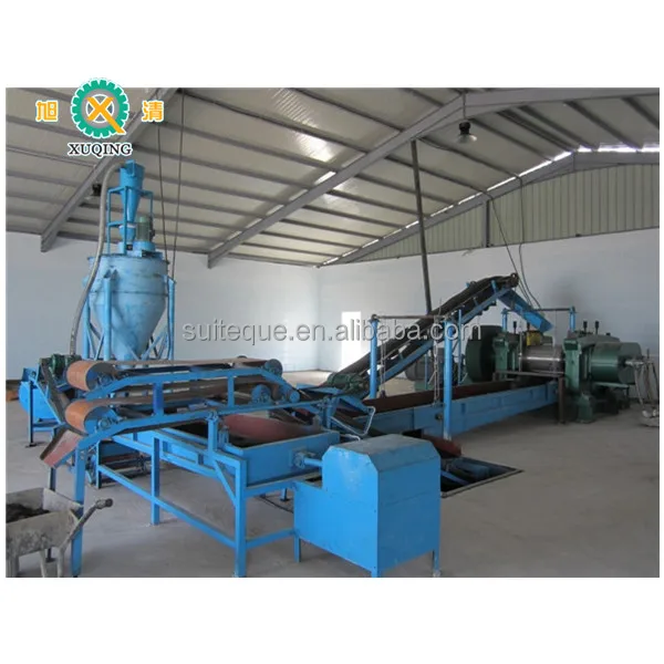 2015 Professional Manufacturer Scrap Tire Recycling Equipment /steel Rubber Tyre Recycling Equipment