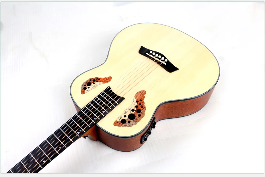 Wholesale  1/2 size travel acoustic electric guitar
